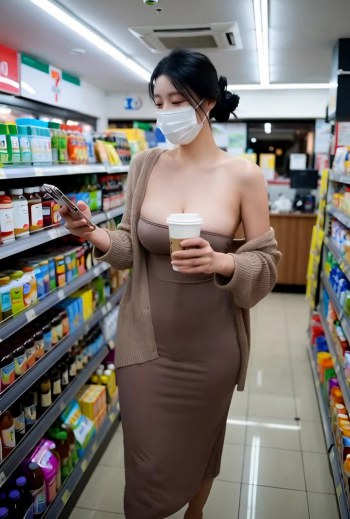 Busty Korean Masked Wife