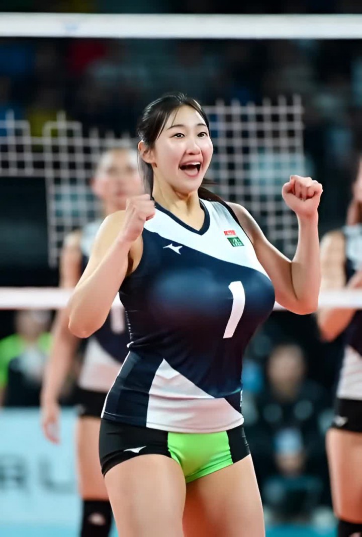 Busty Korean Volleyball Players