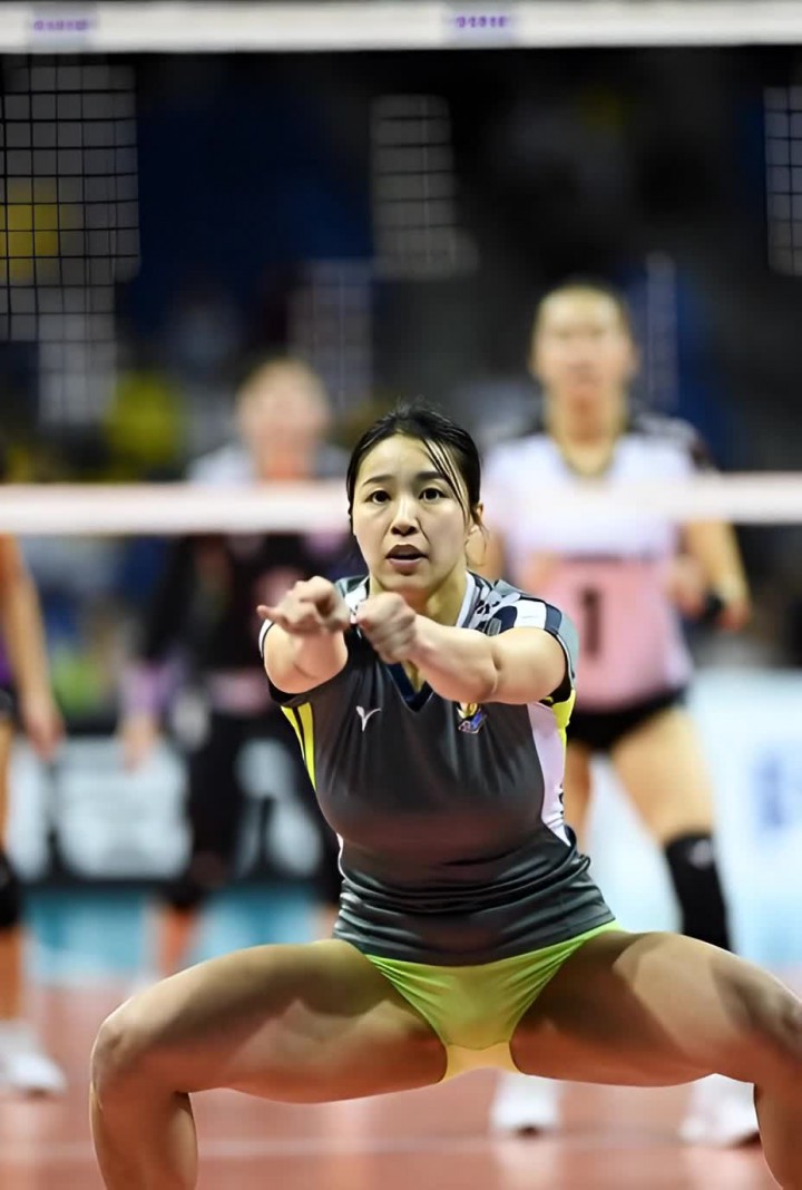 Busty Korean Volleyball Players