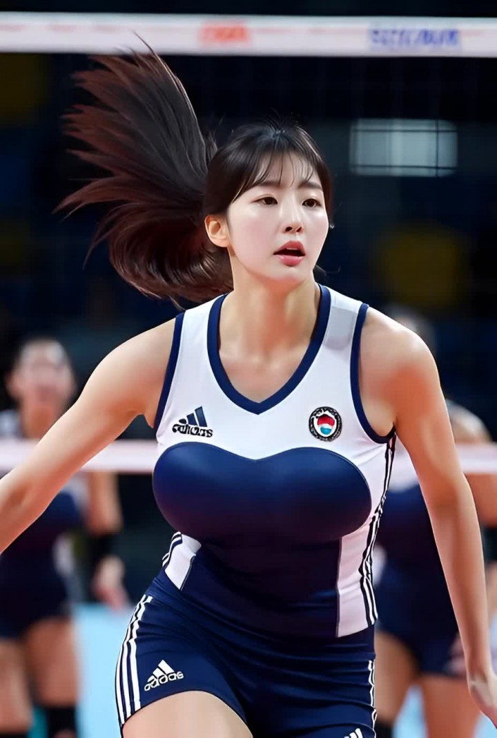 Busty Korean Volleyball Players