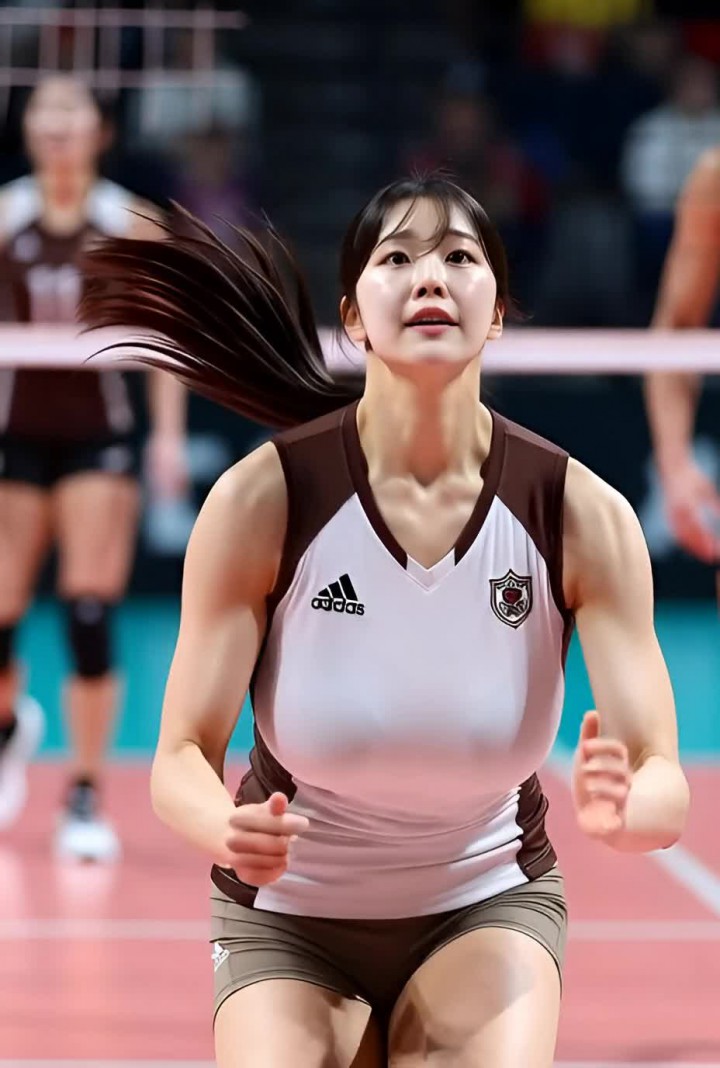 Busty Korean Volleyball Players