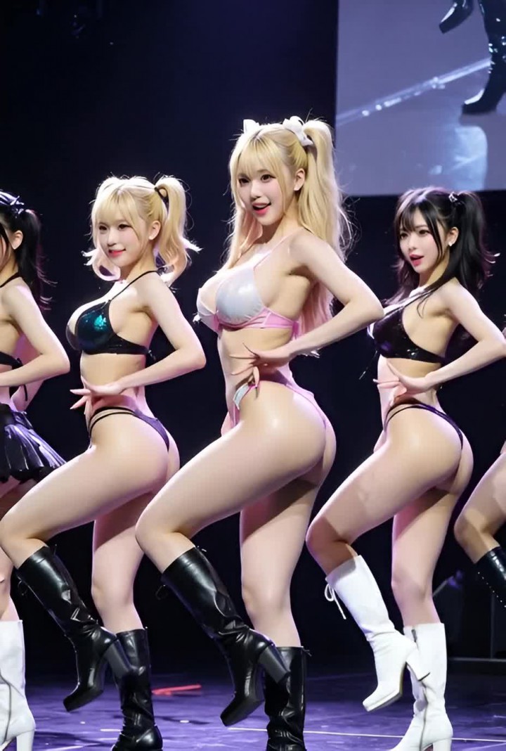 K-pop Idol Girl Group Sex Dance
