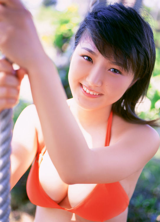 Japanese beautiful model Gravure hair nude