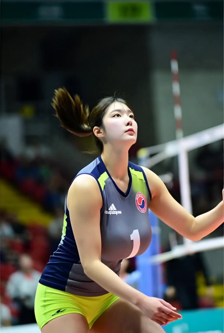 Busty Korean Volleyball Players