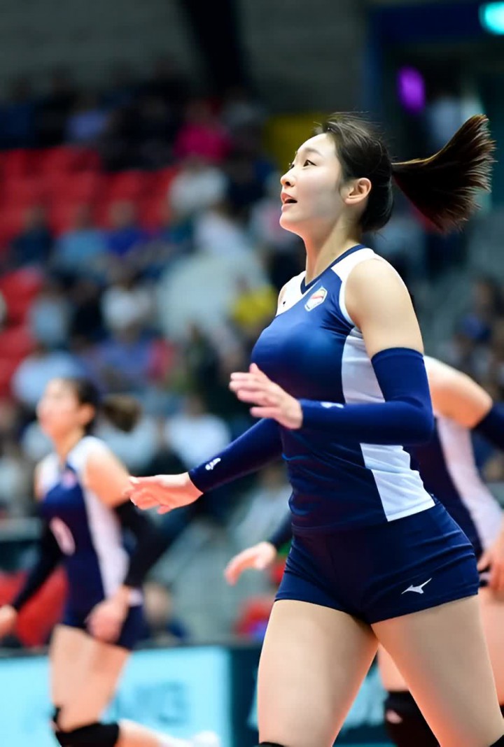 Busty Korean Volleyball Players