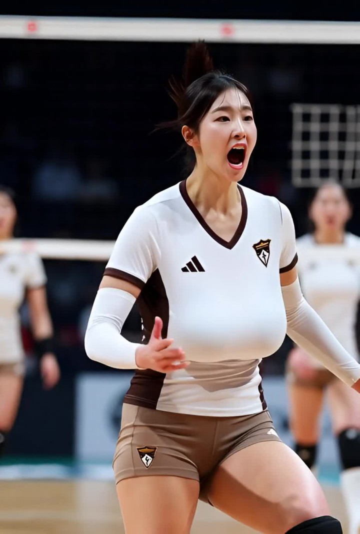 Busty Korean Volleyball Players