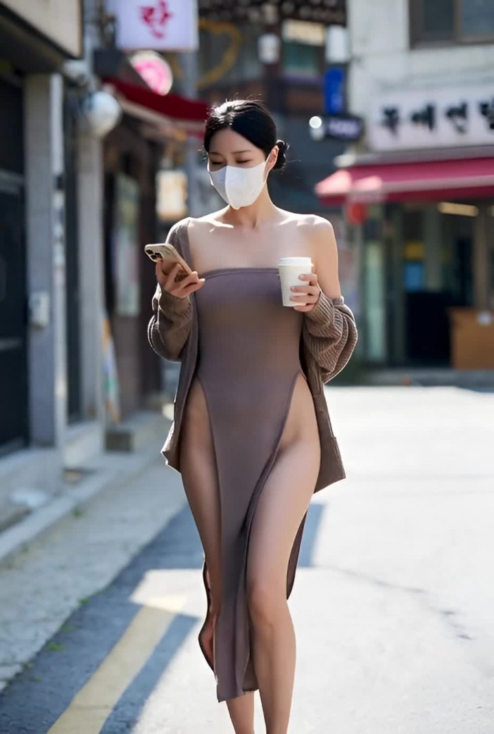 Korean Dongtan missy sexy dress