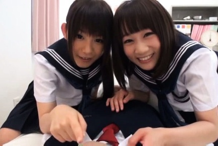 Japanese Schoolgirls - Japanese high school teen girls having sex at school Free movies