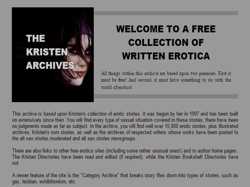 Kristen archives erotic stories.