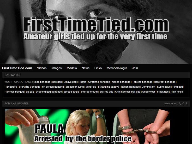 First Time Bondage Porn - First Time Tied Review - A European BDSM fetish website ...