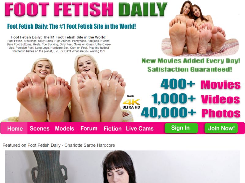 4k Ultra Hd Foot Porn - Foot Fetish Daily - Site Fact Review and Porn Samples